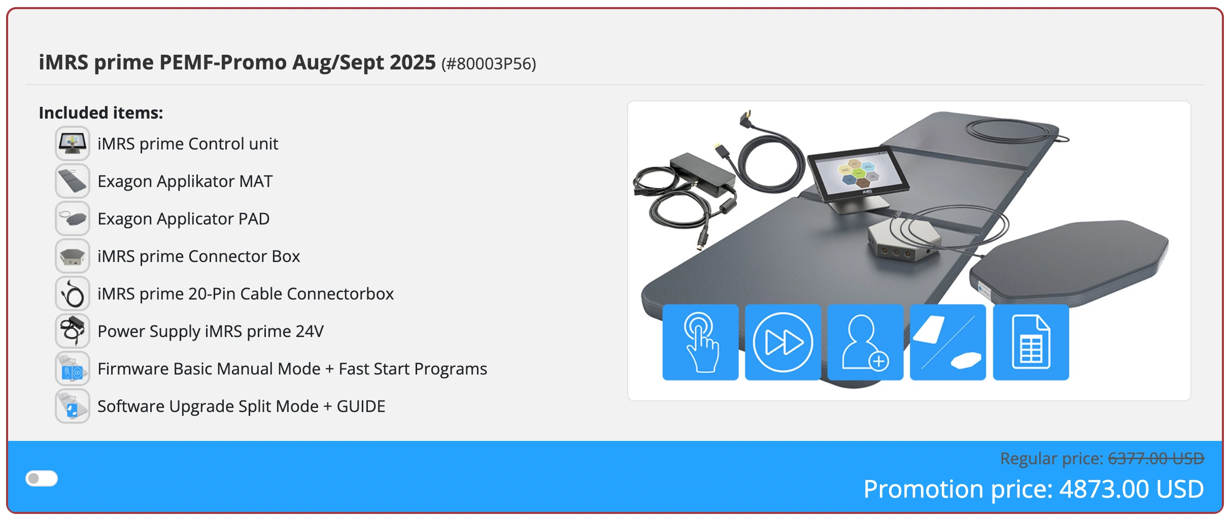 iMRS Prime Accessories