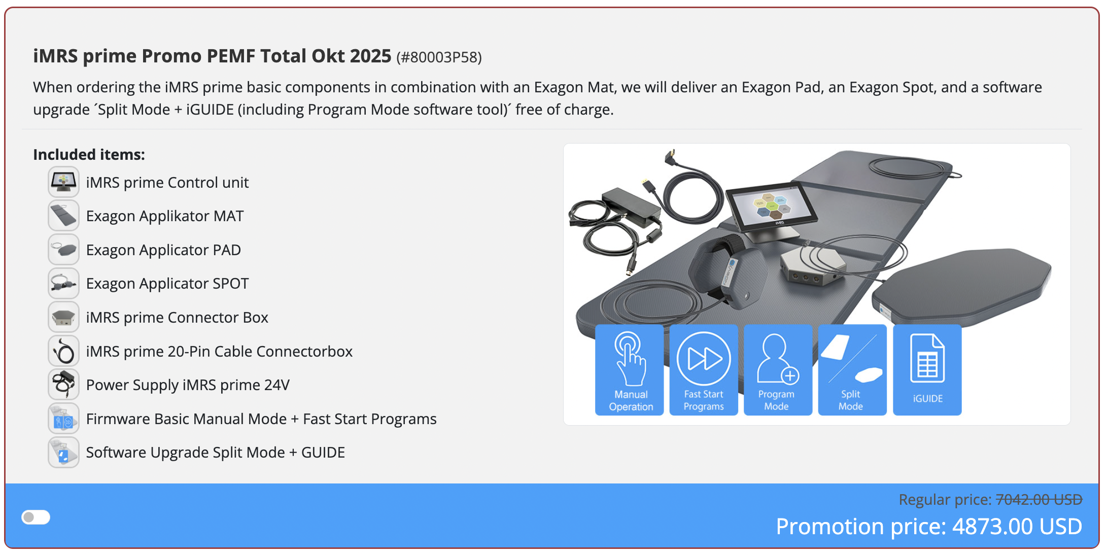 iMRS prime Promo PEMF Total Okt 2025 iMRS prime Promo PEMF Total Okt 2025