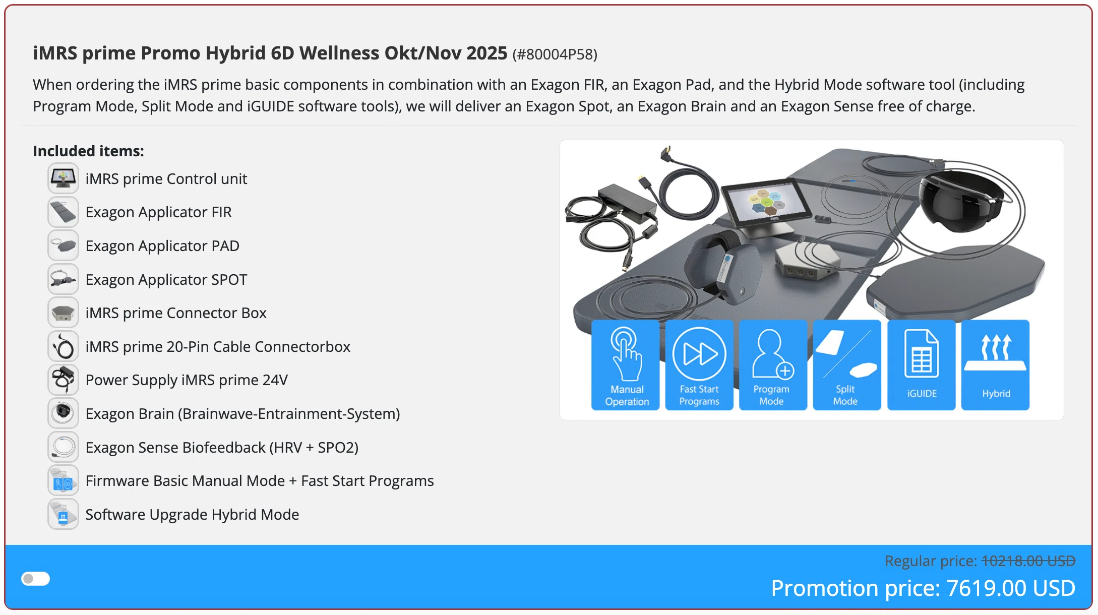 iMRS Prime Promo - Hybrid 6D Wellness - Total PEMF _ Far-Infrared Mat _ BrainWave (Light_ Color_ Sound) _ HRV Biofeedback iMRS Prime Promo - Hybrid 6D Wellness - Total PEMF _ Far-Infrared Mat _ BrainWave (Light_ Color_ Sound) _ HRV Biofeedback