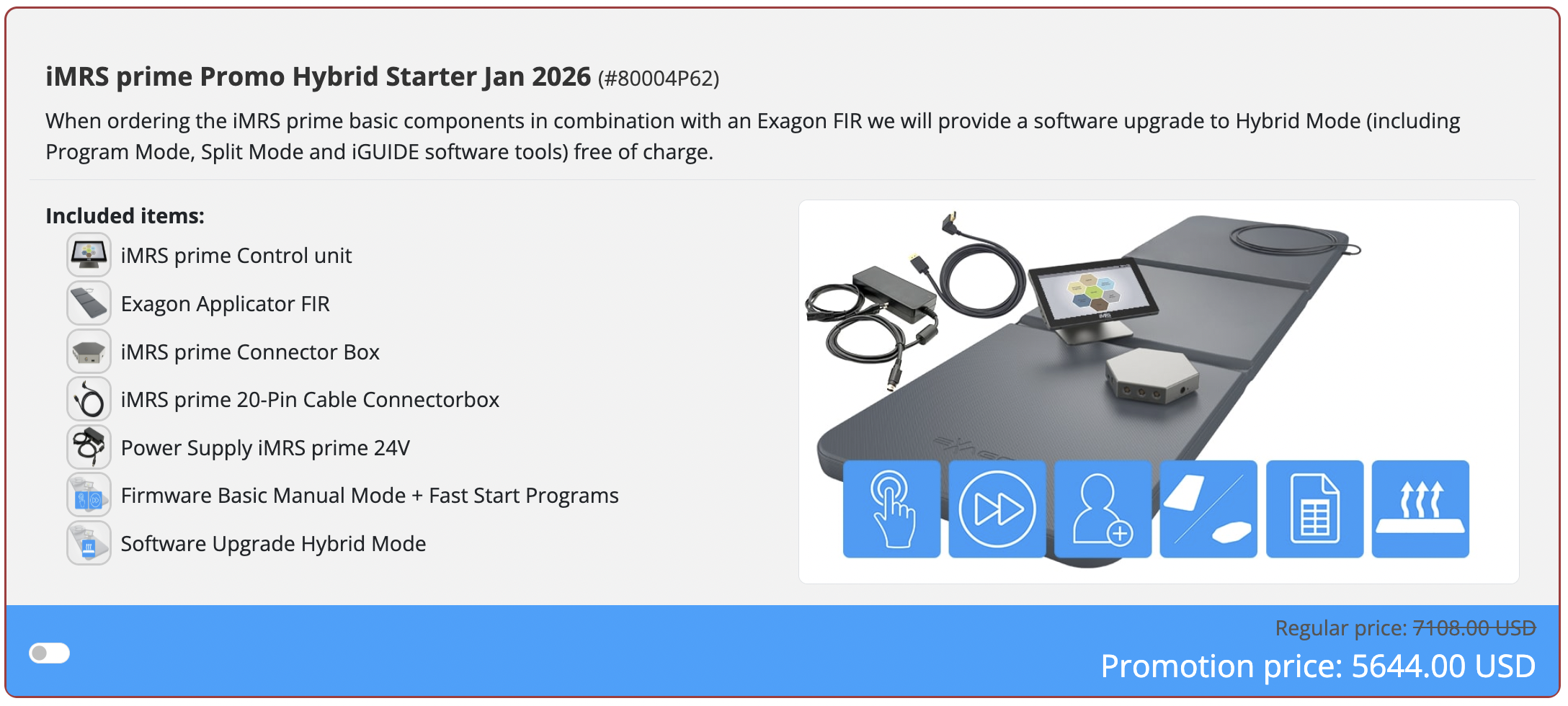 iMRS Prime January 2026 promotion available now, iMRS Prime Hybrid Starter promotion