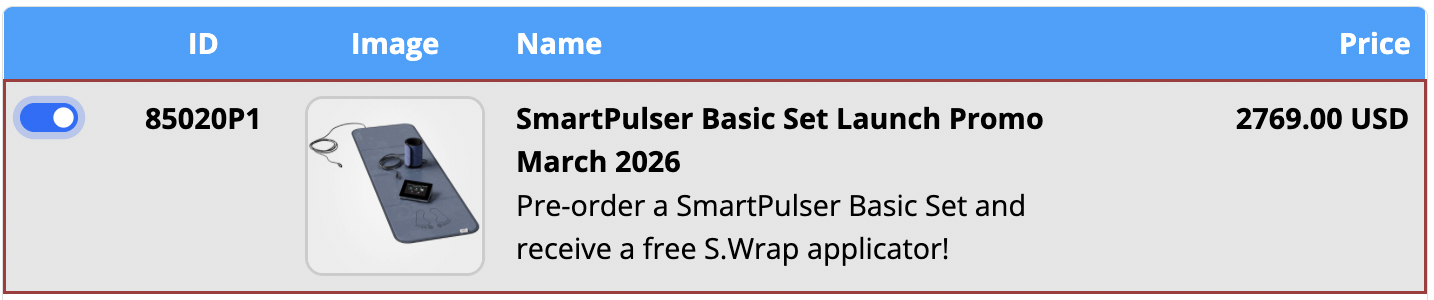 SmartPulser Basic Set Launch Promo march 2026