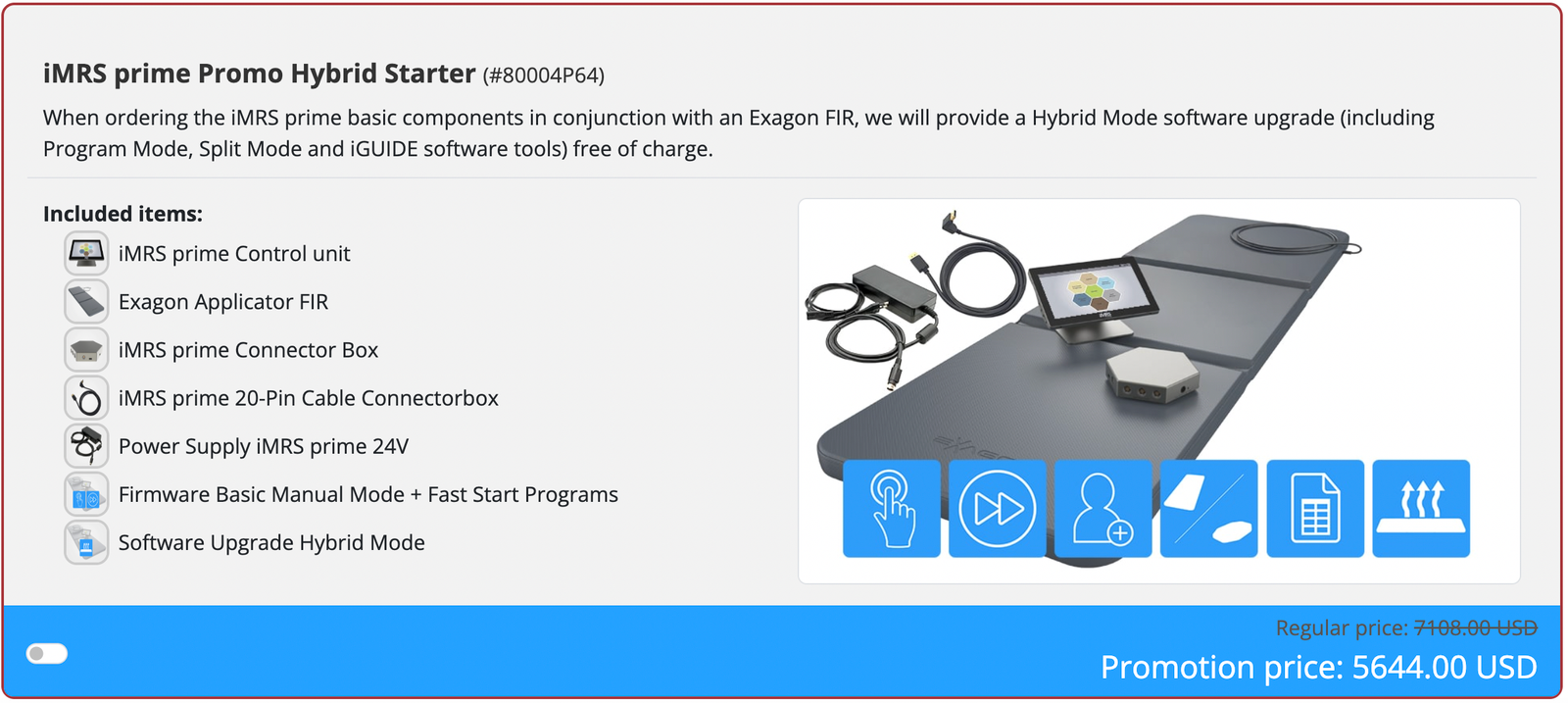 iMRS Prime Hybrid Starter Promotion - April 2026 iMRS Prime Hybrid Promotion at PEMF Planet